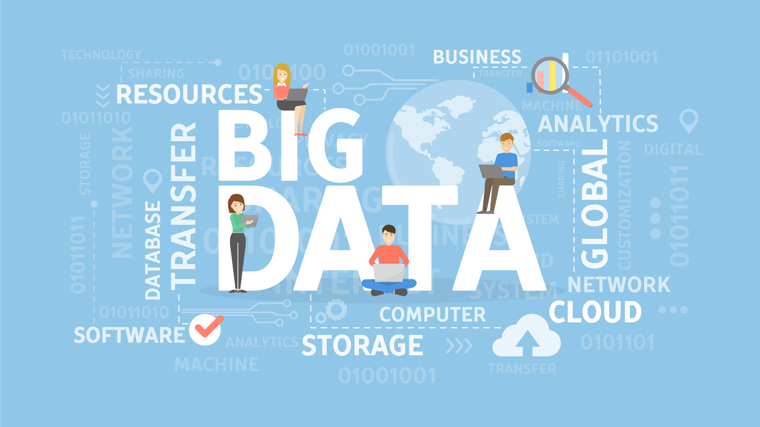 Illustration of Big Data